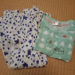 フレンチリーブワンピース.すみっコぐらしTシャツ 120cm