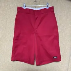 Dickies ディッキーズ　サイドポケット ショートパンツ 赤 30