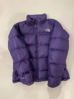 希少 ノースフェイス ヌプシ ダウン ジャケット 700 レディース Lパープル
