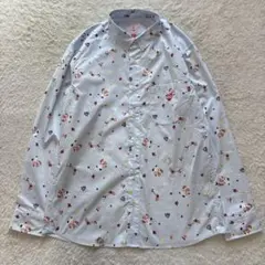 美品　OSAMU GOODS × 河谷シャツ　ボタンダウンシャツ　ブルー　XL