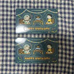 ドラえもん I'm doraemon ノベルティステッカー 2枚セット