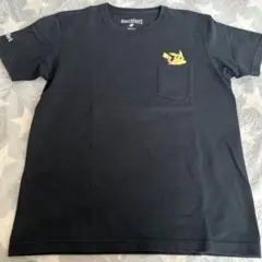 narifuri ピカチュウ ポケットTシャツ M 黒　ポケモン　ナリフリ