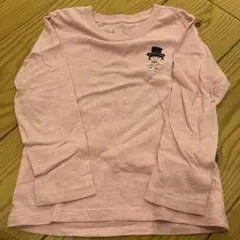 ちびまる子ちゃん　さくらももこ ピンク 長袖カットソー