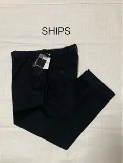 新品タグ付き　SHIPS シップス　チノパン　ブラック　黒　M 裾ダブル