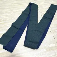 【美品】角帯　リバーシブル【シンプルモダンで粋な二色使い】　長さ390cm