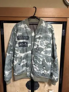 AVIREX 40周年 MA-1 カモフラ アヴィレックス AVIREX カモフラ 迷彩 ナイロン MA-1 刺繍