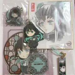 鬼滅の刃 時透無一郎 色紙 アクスタ アクキー ラバスト セット 5点まとめ売り