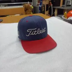 Titleist キャップ ネイビー/レッド