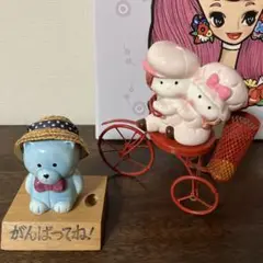 ☆昭和レトロ　陶器　ファンシー　ぺん立て　置物☆