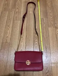 トリーバーチ ショルダーバッグ 赤 バッグ トリバーチ チェルシー クロスボディ