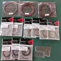 MIYUKI ソフトフレックスワイヤー＋ステンレスワイヤー 複数セット