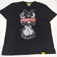 古着　バックサイドオブトーキョー　ミッキー　半袖　Tシャツ 黒　Mサイズ