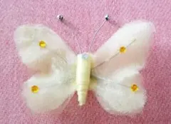 値下げ ちょうちょ ブローチ