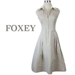 フォクシーニューヨーク、ノースリーブワンピース、サイズ40。FOXEY