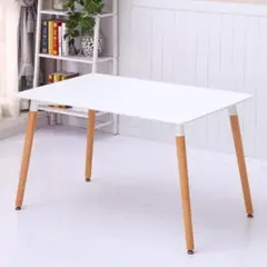 新品未使用　高品質　在庫処分イームズテーブル ホワイト120cm x80cm