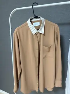 [美品]STUDIOUS シャツ ベージュ