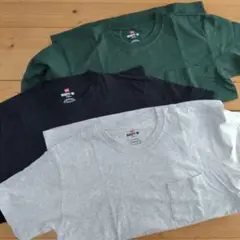 Hanes　ビーフィー　ポケット　Tシャツ Lサイズ 3枚セット