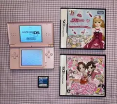 Nintendo DS light 本体 ピンク カセットセット