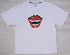 CUNE キューン 口 うさぎがいる 半袖Tシャツ ホワイト Lサイズ