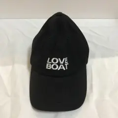 黒LOVE BOATキャップ