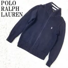 POLO RALPH LAUREN ニットカーディガン ネイビー 7 B9488