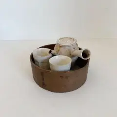 古道具 古い木枠の粉ふるい