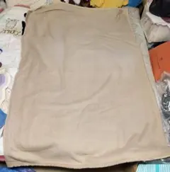 【厚手】シングルベッド用ベージュ 毛布