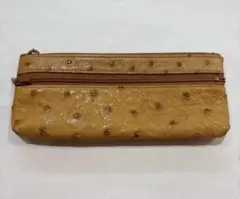 オーストリッチ 小物入れ ペンケース ポーチ