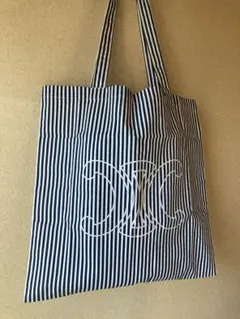 ストライプ CELINE ノベルティ トートバッグ ショップバッグ エコ