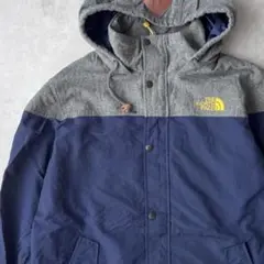 13838 THE NORTH FACE 刺繍ロゴ ツートン マウンテンパーカー