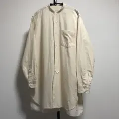 希少 美品 ECRU コモリシャツ Band Collar Shirt