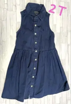 Polo ネイビー ワンピース