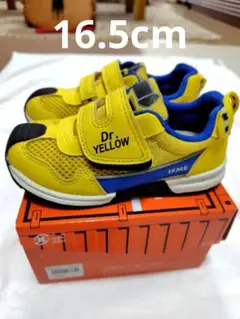 【イフミー】Dr.YELLOW　キッズスニーカー　黄色　16.5cm　箱無し