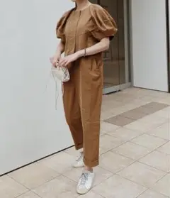お値下げ❣️machatt ボリュームスリーブ オールインワン