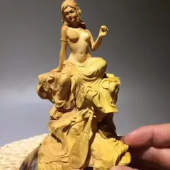 柘植 美人像 弁財天像