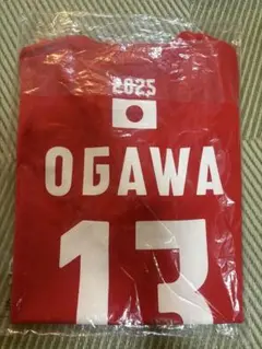 2025男子日本代表応援Tシャツ 小川智大 Mサイズ