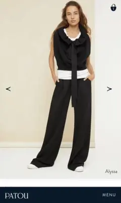 Patou ノースリーブスウェット