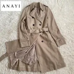 【美品】ANAYI トレンチコート ライナー付き 38 M相当