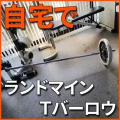 【筋トレアイテム】Tバーロウ ランドマインアタッチメント【レギュラーシャフト用】