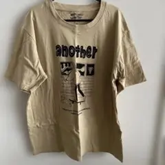 GLOBAL WORK 半袖ベージュTシャツ