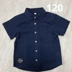 ネイビー 半袖シャツ 120