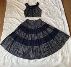 フォークダンス衣装　スカート＆ベスト ハンドメイド
