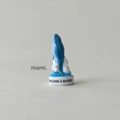 フェーヴ　ザトウクジラ　フランス　フェーブ　ミニチュア陶器　f-3649