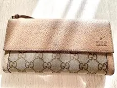 グッチの長財布☆ピンク系×ベージュ系