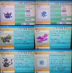 ☆配布ポケモン32匹☆色違い3匹ポケットモンスター ダイヤモンド プラチナソフト
