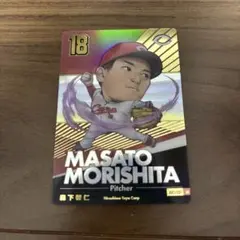 広島東洋カープ　森下選手　カード