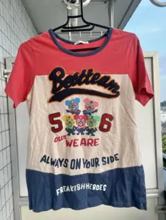 rough ラフナチュラルチャーム くまさん クマさん ベアユニフォームTシャツ