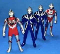 ウルトラマンガイア & アグル、ウルトラマンミニソフビ 4体セット