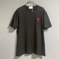 【新品未使用】AMI アミパリス　Tシャツ　黒赤　ハート　Lサイズ 希少