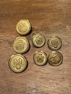 ブレザー用金ボタン